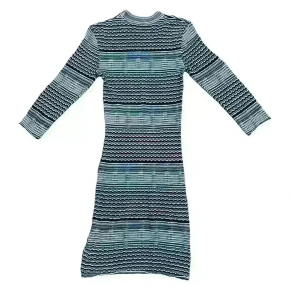 Free People Ribbed Striped Sweater Dress - Picture 2 of 5